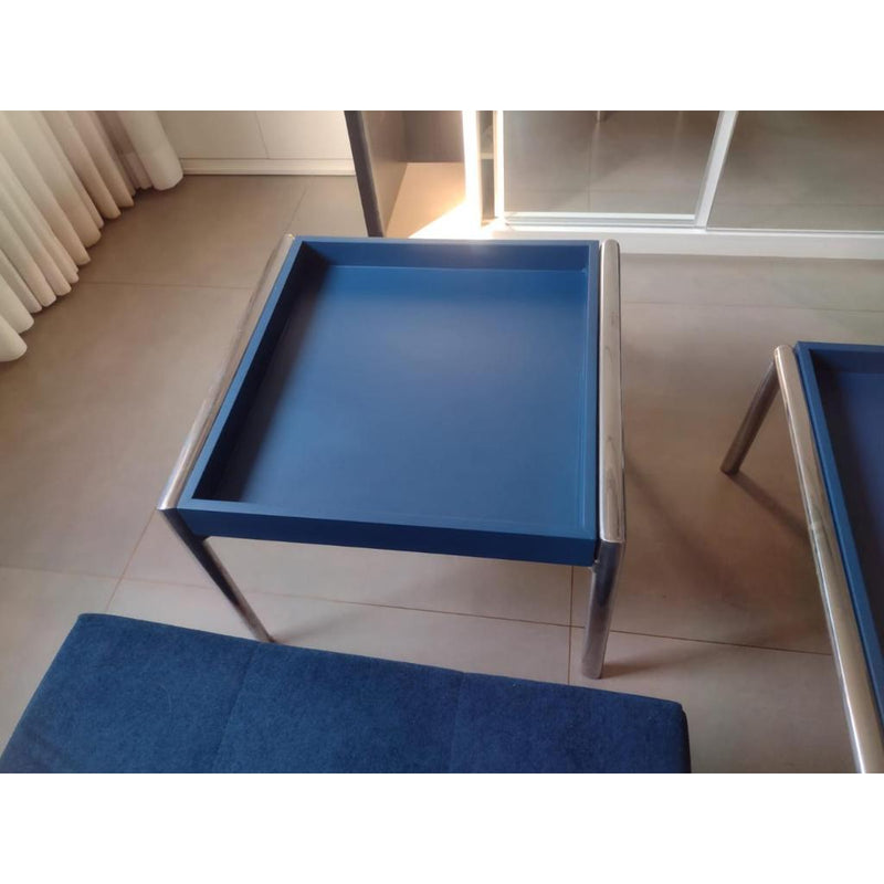 Adesivo Gold Madeira Satin Azul Petróleo Imprimax