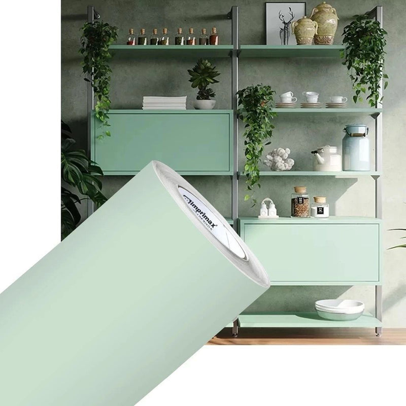 Adesivo Silver Max Verde Menta Fosco Imprimax