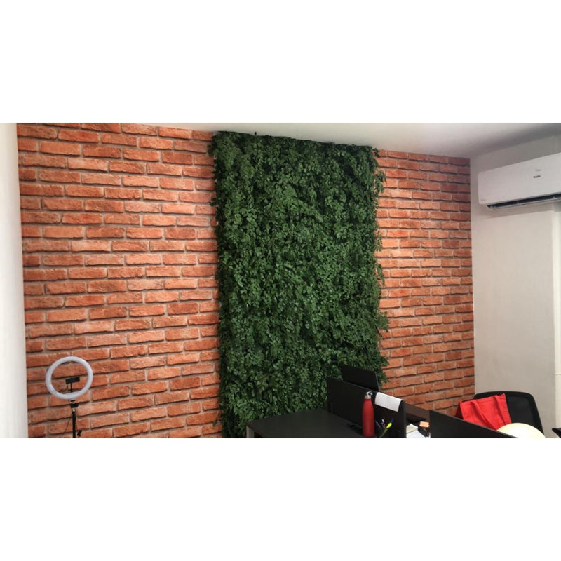Vinil Adesivo Tijolo Vermelho - 1 x 1,22 - Alltak